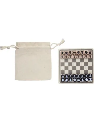 Jeu d'échecs et de dames en bois personnalisé Hank
