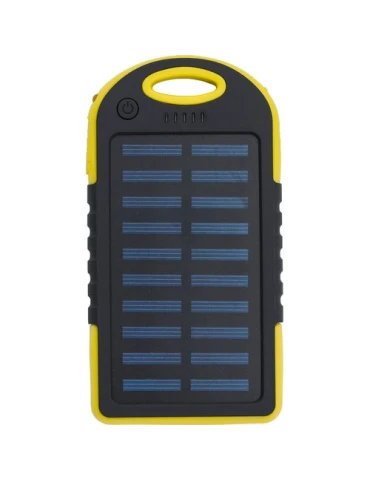 Power bank solaire en ABS et gomme Arin