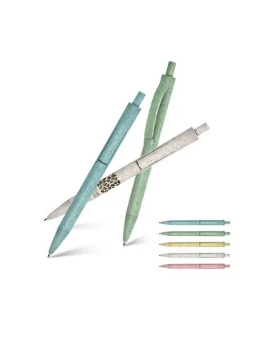 STYLO BILLE ECRITURE BLEUE CORPS ET CLIP PLASTIQUE BIO-SOURCE