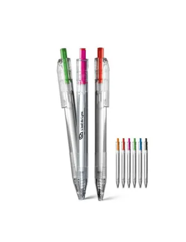 STYLO BILLE ECRITURE BLEUE EN rPET