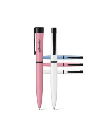 STYLO BILLE ECRITURE BLEU CORPS ET CLIP METAL