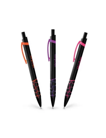 STYLO BILLE ECRITURE NOIRE CORPS ET CLIP PLASTIQUE