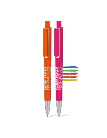 STYLO BILLE ECRITURE NOIRE CORPS ET CLIP PLASTIQUE