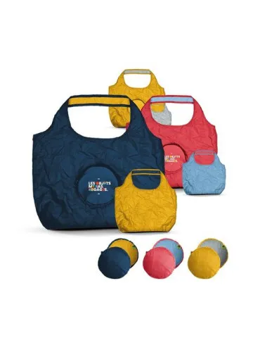 SAC SHOPPING PLIABLE REVERSIBLE BICOLORE EN Rpet 20 l