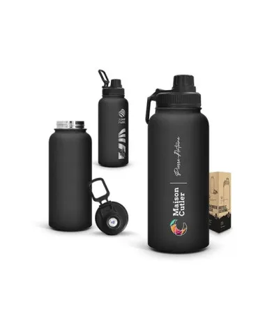 BOUTEILLE GOURDE ISOTHERME DOUBLE-PAROI FINITION SOFT TOUCH 1 L