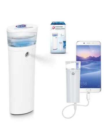 BATTERIE EXTERNE AVEC BRUMISATEUR LI-ION 2000 mAh