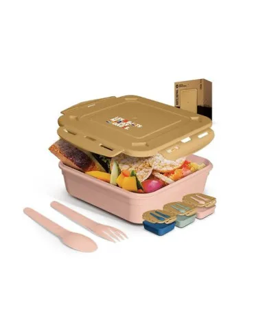 BOITE REPAS (LUNCH BOX) 1.2 l AVEC COUVERCLE, CUILLERE ET FOURCHETTE