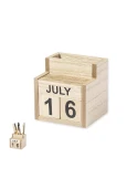 Porte-Crayons Écologique et Calendrier Perpétuel Personnalisé pas cher
