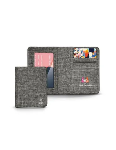 PORTE CARTE DE CREDIT AVEC STOP RFID