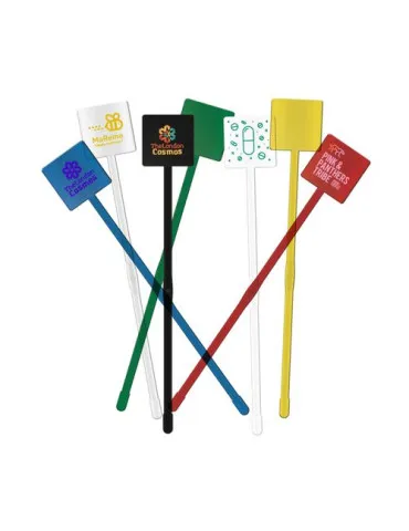 AGITATEUR COCKTAIL CARRE SPATULE 190 mm