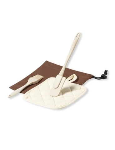 Set Pratiques et Élégants d'Ustensiles de Cuisine Personnalisé Marduk