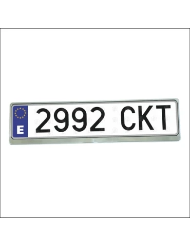 plaque d'immatriculation