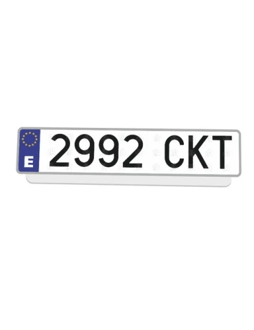 plaque d'immatriculation