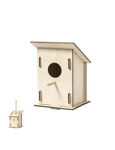 Nichoir en Bois Personnalisé Écologique - Maison d'Oiseau Pecker