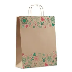 Sac en papier cadeau grand écologique et pratique personnalisé BAO LARGE
