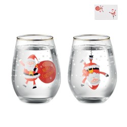 Set de 2 Verres de Noël Élégants