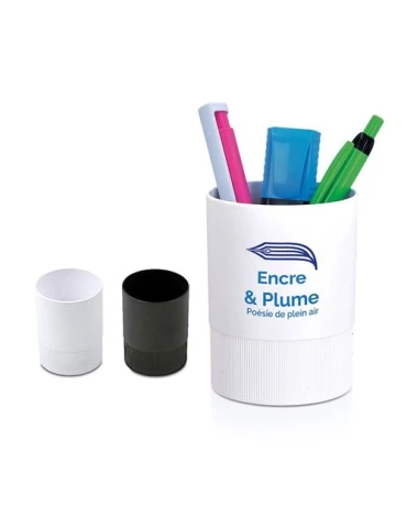 POT A CRAYONS PLASTIQUE