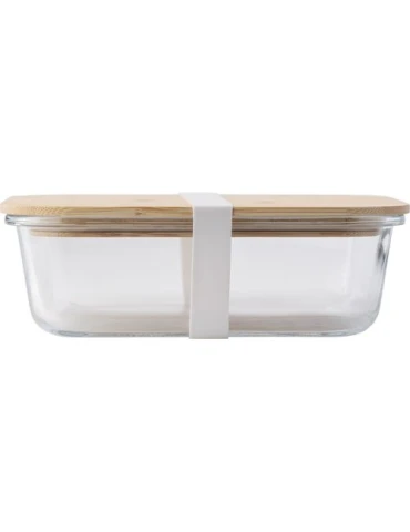 Lunch box personnalisée en verre - Nicole, idéale pour vos repas