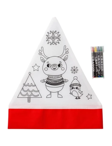 Chaussette de Noël écologique en non-tissé 80g/m² à colorier Maryse