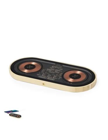 Chargeur Double Sans Fil Personnalisé 15W Layerit