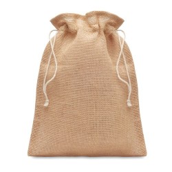 Petit Sac Cadeau en Jute - Écologique et Élégant