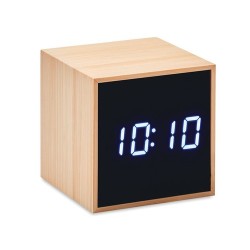 Réveil LED en Bambou MARA CLOCK