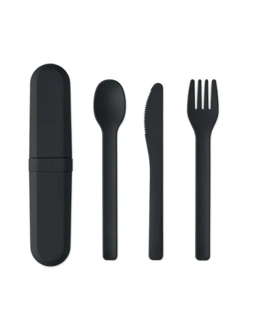 BITEFUL Set de couverts et étui en PLA