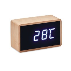 Réveil LED en Bambou MIRI CLOCK - Élégance Naturelle