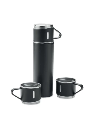 Set Pratique de Bouteille Isotherme Personnalisée et 2 Gobelets SHARM