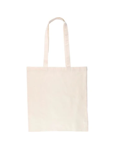 Sac shopping publicitaire en coton Oeko-Tex 140 g/m2 Leonard