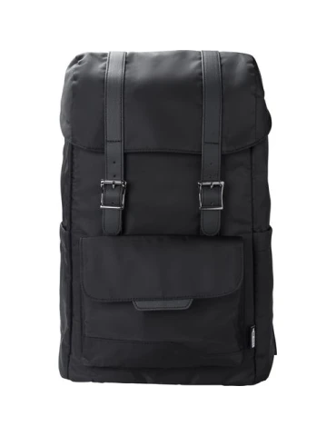 Sac à dos écologique en polyester rPET avec rabat Marlowe