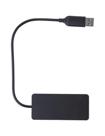 Hub personnalisé en aluminium recyclé - Accessoire High-Tech Layton