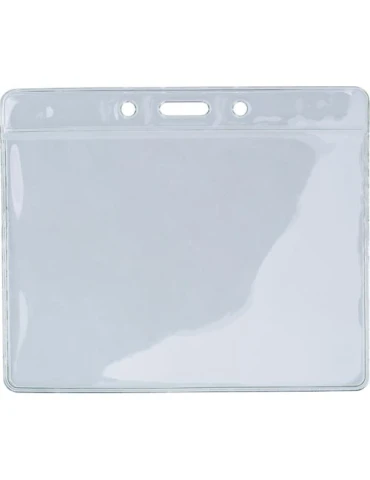 Porte-badge personnalisé en PVC - Philippa, idéal pour événements