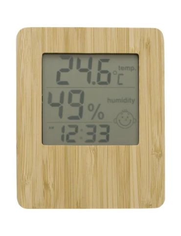 Station météo écologique en bambou et ABS - Piper