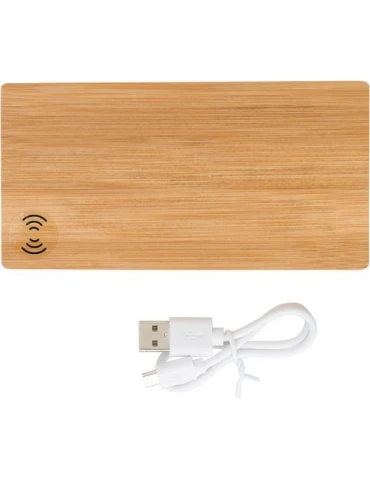 Power bank écologique en bambou 6 000mAh - Walter