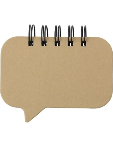Carnet à spirale personnalisé avec papiers repositionnables Reya