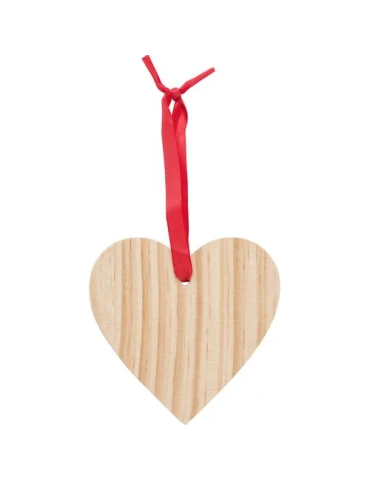 Décoration de Noël en bois personnalisée Cœur - Einar