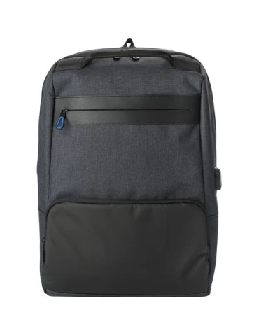 Sac à dos personnalisé porte-ordinateur en PVC avec USB Romy