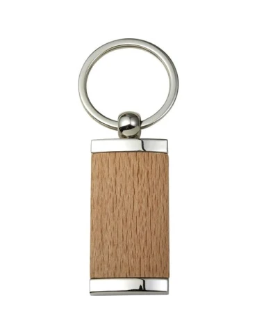 Porte-clés Personnalisé en Bois et Métal - Jennie