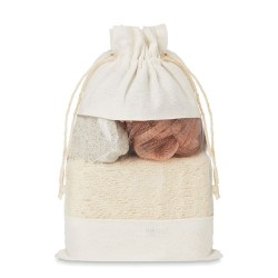 Set de bain pochette coton CUIDA SET