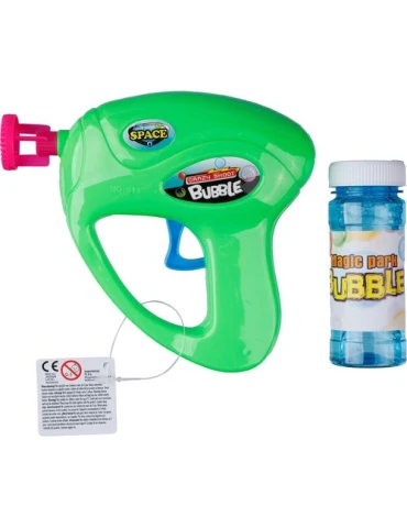 Pistolet à Bulles Personnalisé Écologique Hallie - Objet Publicitaire Ludique