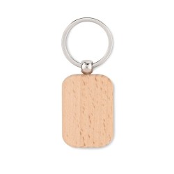 Porte-clés en Bois Rectangulaire POTY WOOD