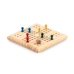 Solitaire en bois LUDO : Jeu de stratégie élégant