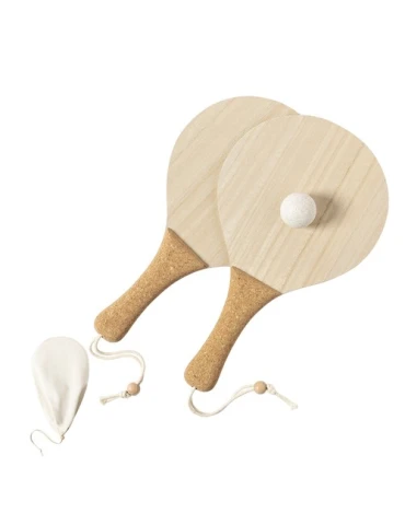 Raquette de Plage Personnalisée Écologique Bubbak | Cadeau d'Entreprise