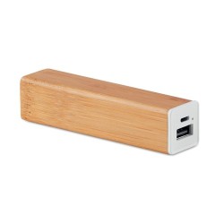 Powerbank en Bambou 2200 mAh - Écologique et Pratique