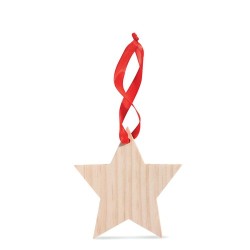 Étoile à Accrocher WOOSTAR - Déco de Noël Élégante