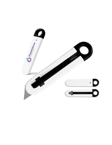 CUTTER PLASTIQUE A LAME AUTO-RETRACTABLE