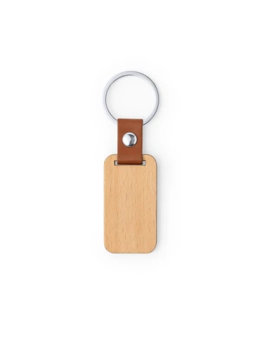Porte-Clés Personnalisé en Bois Naturel - Mappets