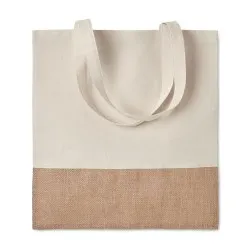 Sac à provisions en jute personnalisable INDIA TOTE