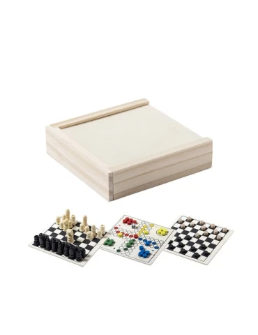 Set personnalisé de jeux Parchess - Échecs, dames et Parcheesi pas cher